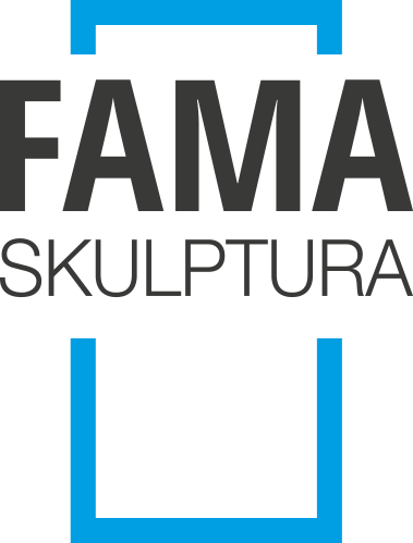 logo fama skulptura