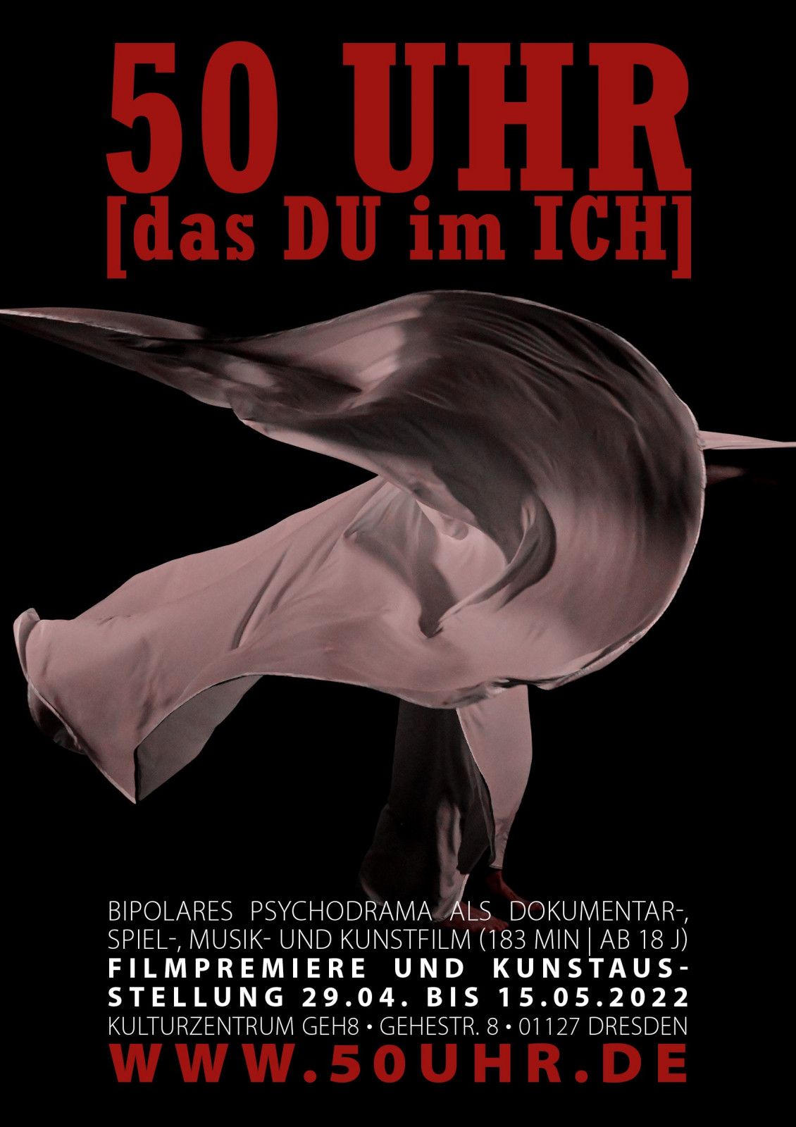50_UHR_Plakat_Premiere-dadf2cbf Bipolares Psychodrama „50 UHR [das DU im ICH]“ | www.50UHR.de
